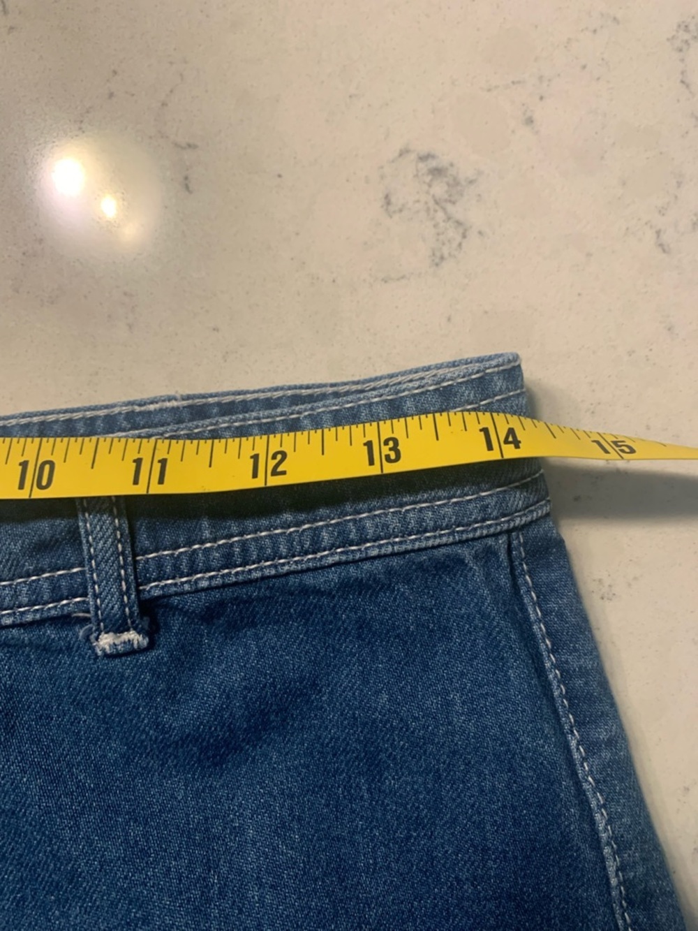 BDG Super Wide Leg Exposed Button Fly Cropped High Waisted Flare Jeans - 28 - Picture 10 of 14